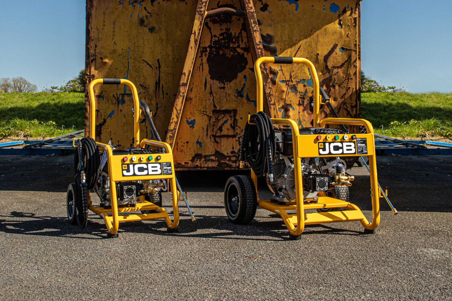 JCB nagy teljesítményű benzinmotoros magasnyomású mosó