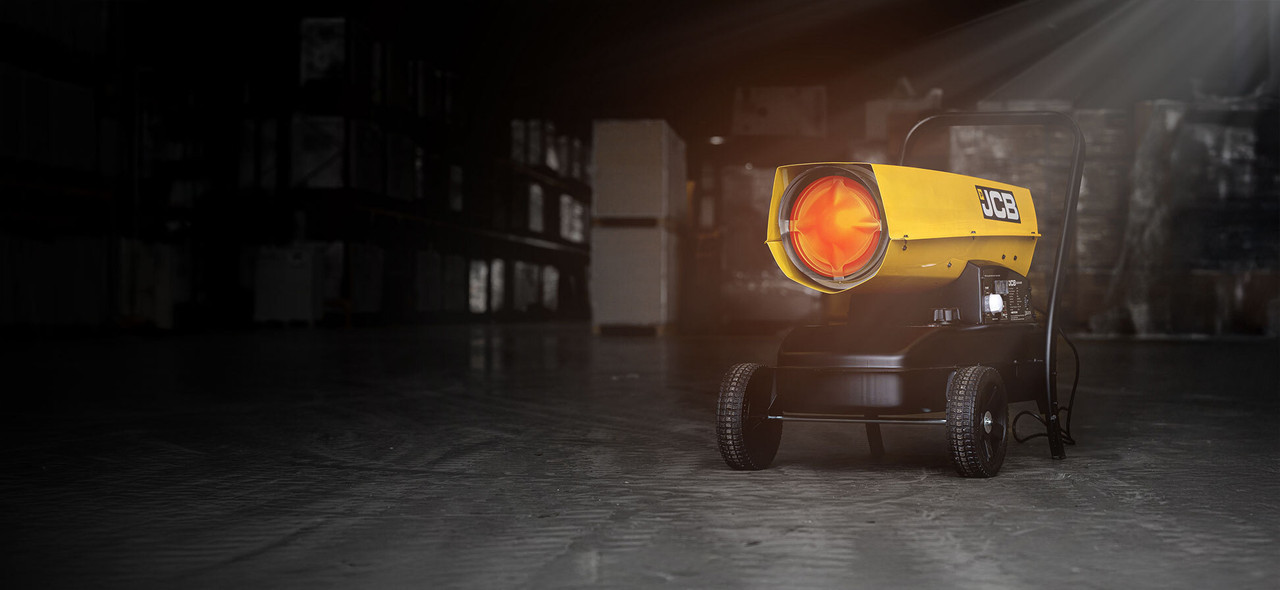 JCB gázolajos hőlégfúvók – ipari fűtés telephelyre és építkezésre