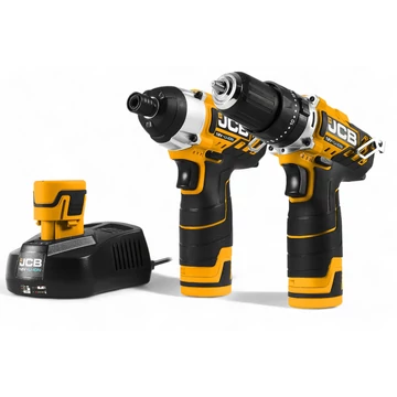 JCB 12TPK fúró-csavarozó - ütvecsavarozó szett 2Ah 12V
