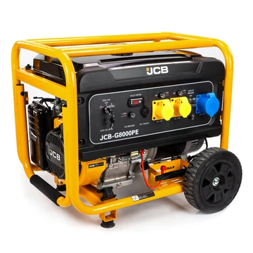 JCB G8000PE AVR áramfejlesztő 7,9 KW 240V