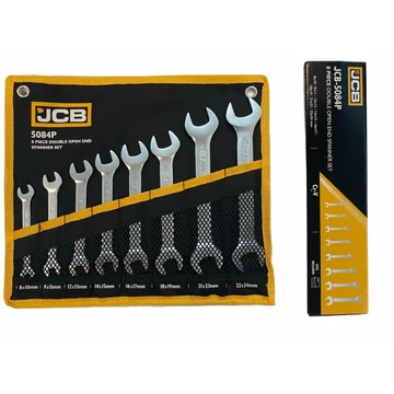 JCB 5084P kétoldalas villáskulcs készlet 8-24 mm