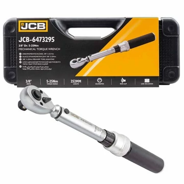 JCB 6473295  kétirányú nyomatékkulcs 5-25 Nm 3/8"
