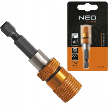 NEO Tools 06-071 mágneses behajtószár csavarhúzó bitekhez 60mm