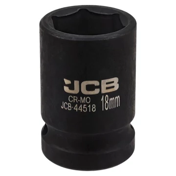 JCB 44518 ütvecsavarozó dugókulcs 1/2" 18 mm