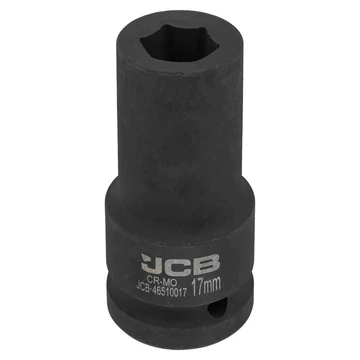 JCB 46510017 mélyített ütvecsavarozó dugókulcs 3/4" 17 mm