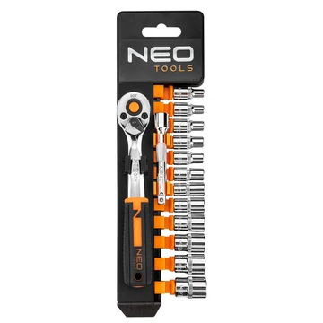 NEO Tools 10-000 Dugókulcskészlet 1/4", 14db