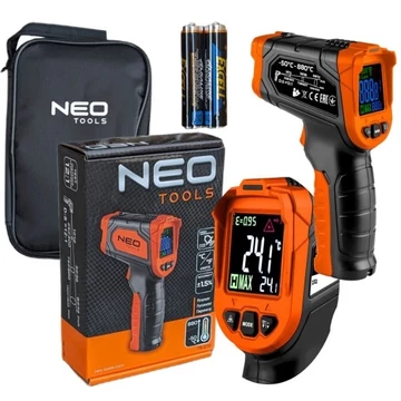NEO Tools 75-276 Infravörös hőmérő, lézer irányzékkal -50 - 880°C