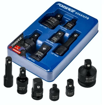 Forsage 4068MPB ütvecsavarozó adapter készlet 6 részes 3/8"–1/2"–3/4"