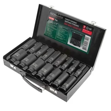 RockForce 4167-5MPB mély ütvecsavarozó dugókulcs 1/2" 16 részes 10-36mm