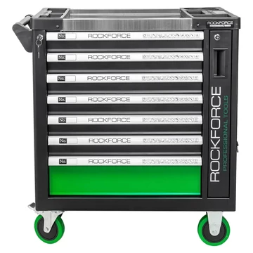 Rockforce RF-55306 7 fiókos szerszámkocsi 172 db szerszámmal