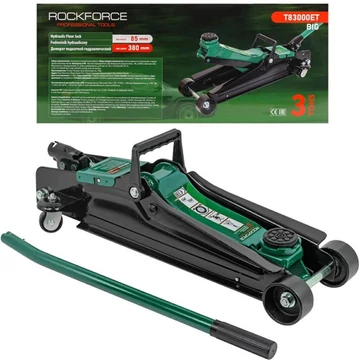 RockForce T83000ET alacsony profilú hidraulikus emelő, krokodil 3 t