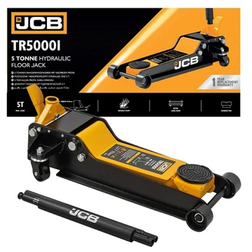JCB TR50001 alacsony profilú dupla dugattyús, gyors hidraulikus emelő, krokodil 5 T