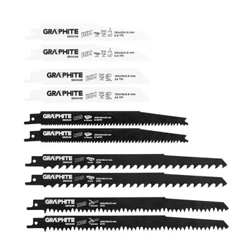 Graphite 56H049 orrfűrészlap készlet, HCS/BIM 10db-os