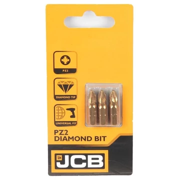 JCB Bit ütvecsavarozóhoz 1/4 PZ2 25mm 3db