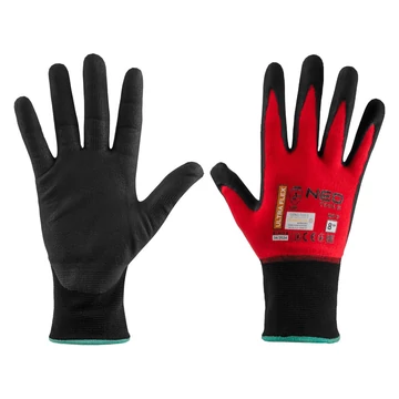 NEO Tools 97-622-8 Ultraflex munkakesztyű, nylon-spandex, polimetilnitril bevonattal, 8"