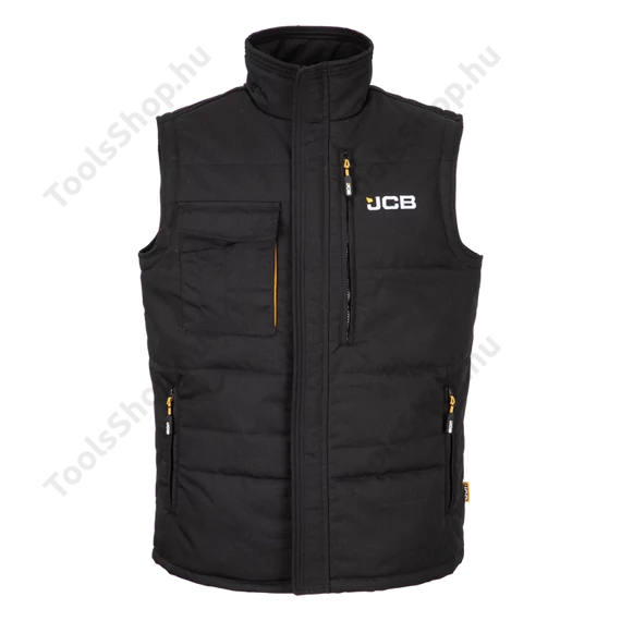 JCB fekete mellény XL