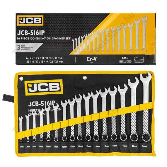 JCB 5161P villáskulcs készlet 6-24 mm