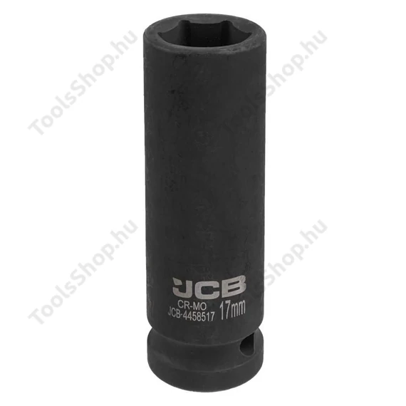 JCB 4458517 mélyített ütvecsavarozó dugókulcs 1/2" x 17 mm