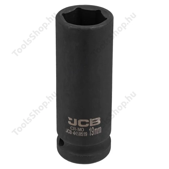 JCB 4458519 mélyített ütvecsavarozó dugókulcs 1/2" x 19 mm