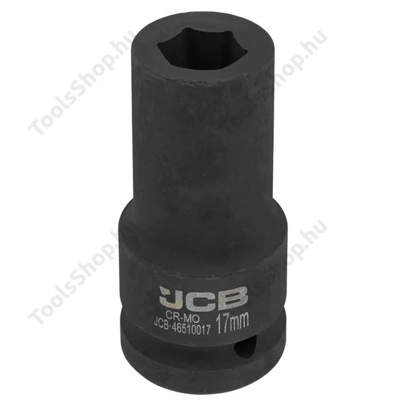 JCB 46510017 mélyített ütvecsavarozó dugókulcs 3/4" 17 mm