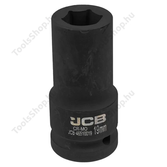 JCB 46510019 mélyített ütvecsavarozó dugókulcs 3/4" 19 mm