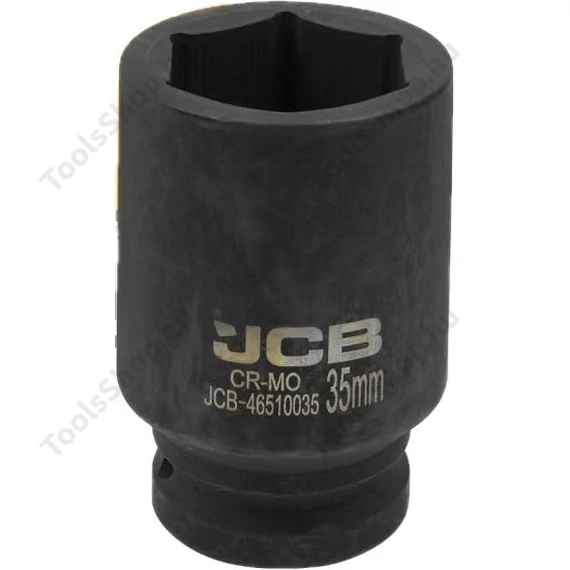 JCB 46510035 mélyített ütvecsavarozó dugókulcs 3/4" 35 mm