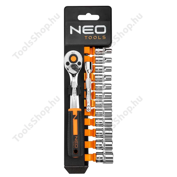 NEO Tools 10-000 Dugókulcskészlet 1/4", 14db