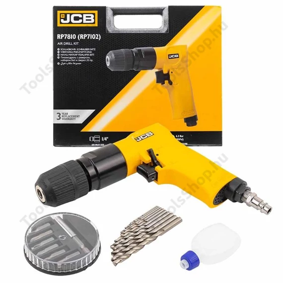 JCB RP7810 pneumatikus fúró 10 mm-es, 20 részes készletben