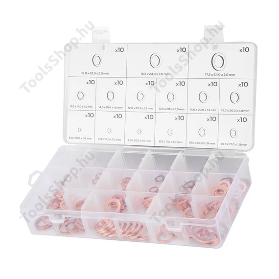 NEO-Tools 11-979 réz alátét készlet, 150 db