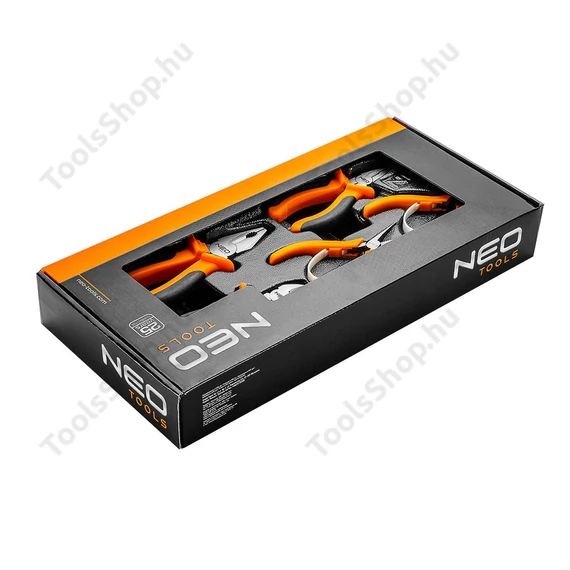 NEO Tools 84-230 fogókészlet műhelykocsitálcával, 5db