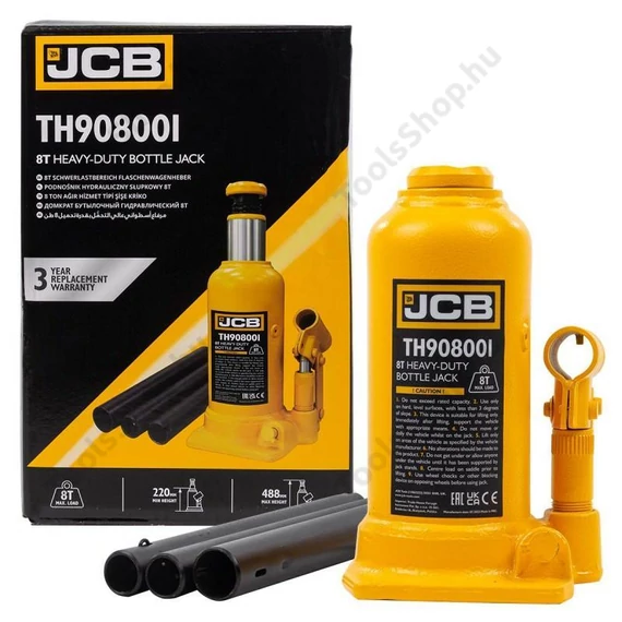 JCB TH908001 hidraulikus palackemelő 8 T