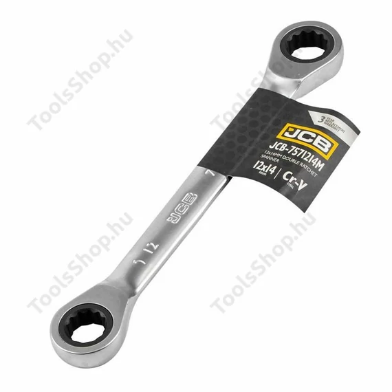 JCB racsnis gyűrűskulcs 12, 14 mm