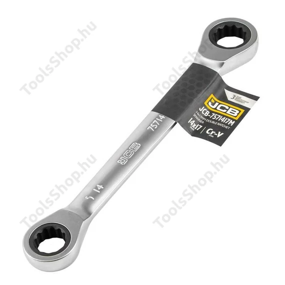 JCB racsnis gyűrűskulcs 14, 17 mm