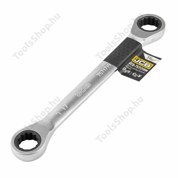 JCB racsnis gyűrűskulcs 17, 19 mm