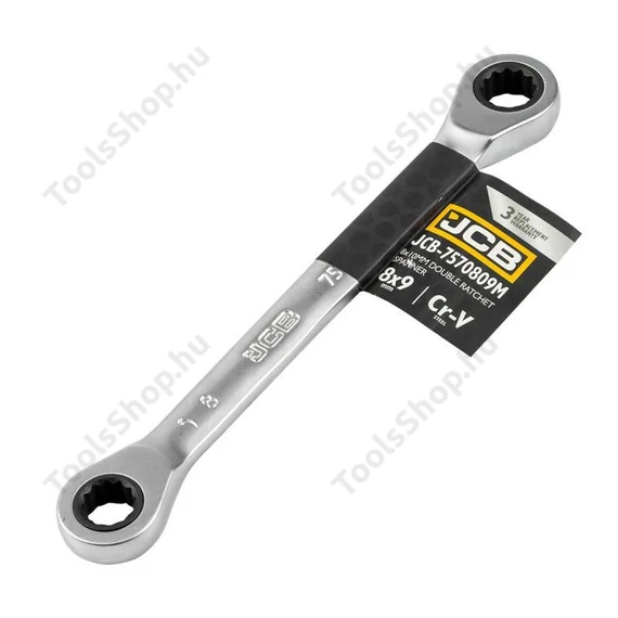 JCB racsnis gyűrűskulcs 8, 9 mm