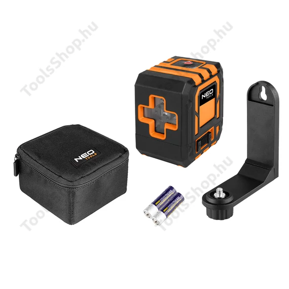NEO Tools 75-142 önszintező keresztlézer szett 20 m/piros