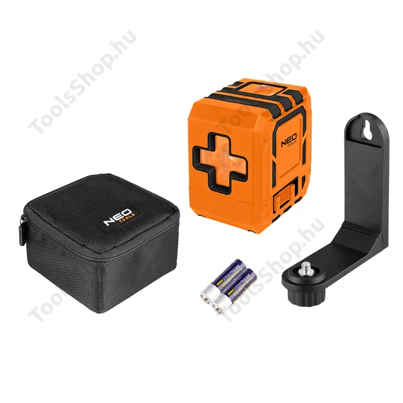 NEO Tools 75-143 önszintező keresztlézer szett 20 m/zöld