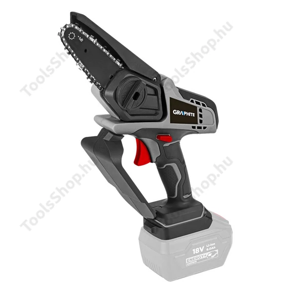 Akkus mini láncfűrész, Energy+, 18V, 0-5400 fordulat/perc