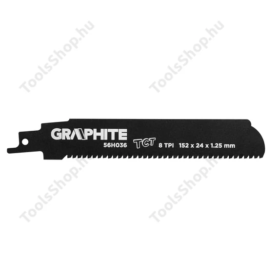 Graphite 56H036 orrfűrészlap, HM, 152x24x1.25mm, 8TPI