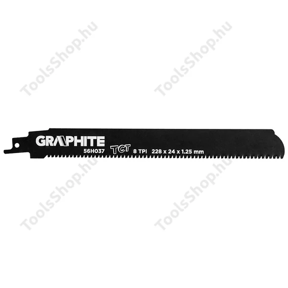 Graphite 56H037 orrfűrészlap, HM, 228x24x1.25mm, 8TPI