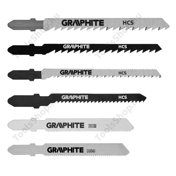 Graphite 57H754 dekopírfűrészlap készlet 6db