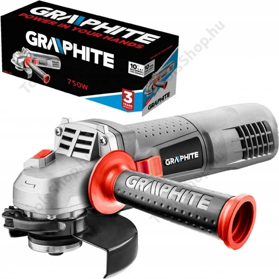 Graphite 59G175 állítható fordulatszámú sarokcsiszoló 750W 125mm