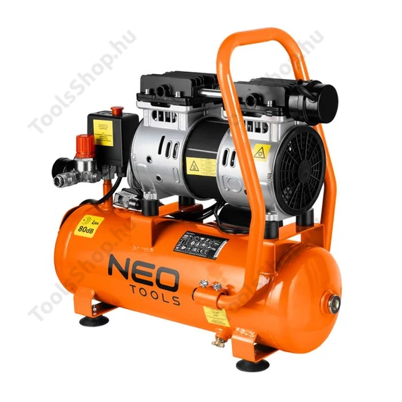 NEO Tools 12K020-1 extra csendes olajmentes kompresszor 12l