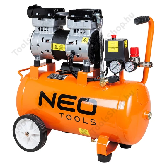 NEO Tools 12K021-1 extra csendes olajmentes kompresszor 24L