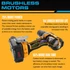 Kép 3/3 - JCB 18BL3PK-2 kefementes ütvefúró és vésőgép szett, 18 V-os 2 x 2Ah Li-Ion akkumulátor, töltő és 26'' táska