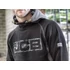 Kép 8/8 - JCB 1074 Horton fekete kapucnis pulóver L