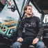 Kép 4/8 - JCB 1074 Horton fekete kapucnis pulóver L