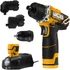 Kép 2/9 - JCB 12DD-2-E-BOXX Fúrócsavarozó 3 féle tokmánnyal, L-BOXX