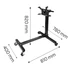 Kép 2/6 - NEO Tools 11-710 motorszerelő állvány 450kg