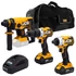 Kép 1/3 - JCB 18BL3PK-2 kefementes ütvefúró és vésőgép szett, 18 V-os 2 x 2Ah Li-Ion akkumulátor, töltő és 26'' táska